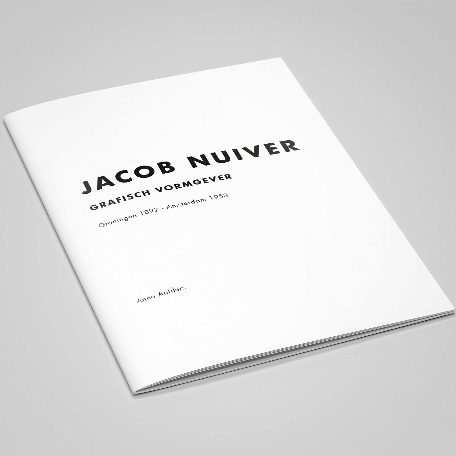 Jacob Nuiver Cahier expositie Godert Walter