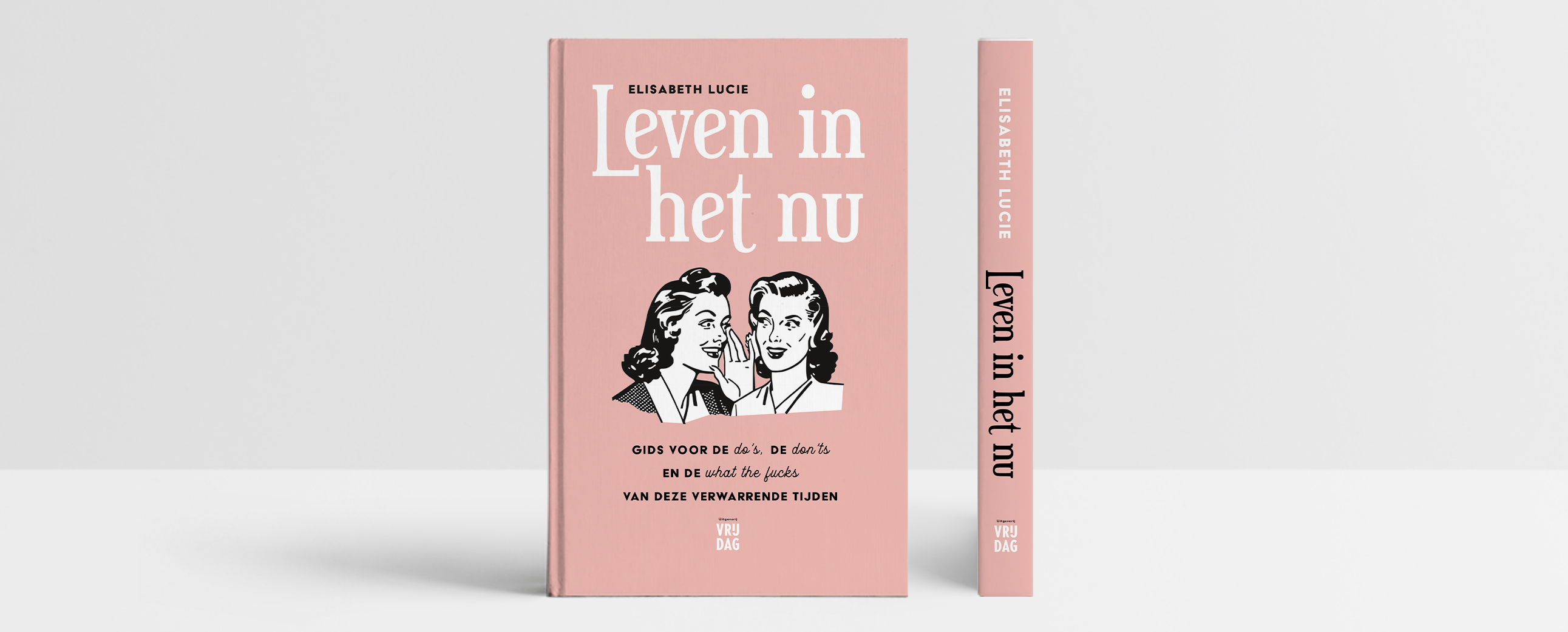 Boekcover 'Leven in het nu'- Elisabeth Lucie - Vera Post
