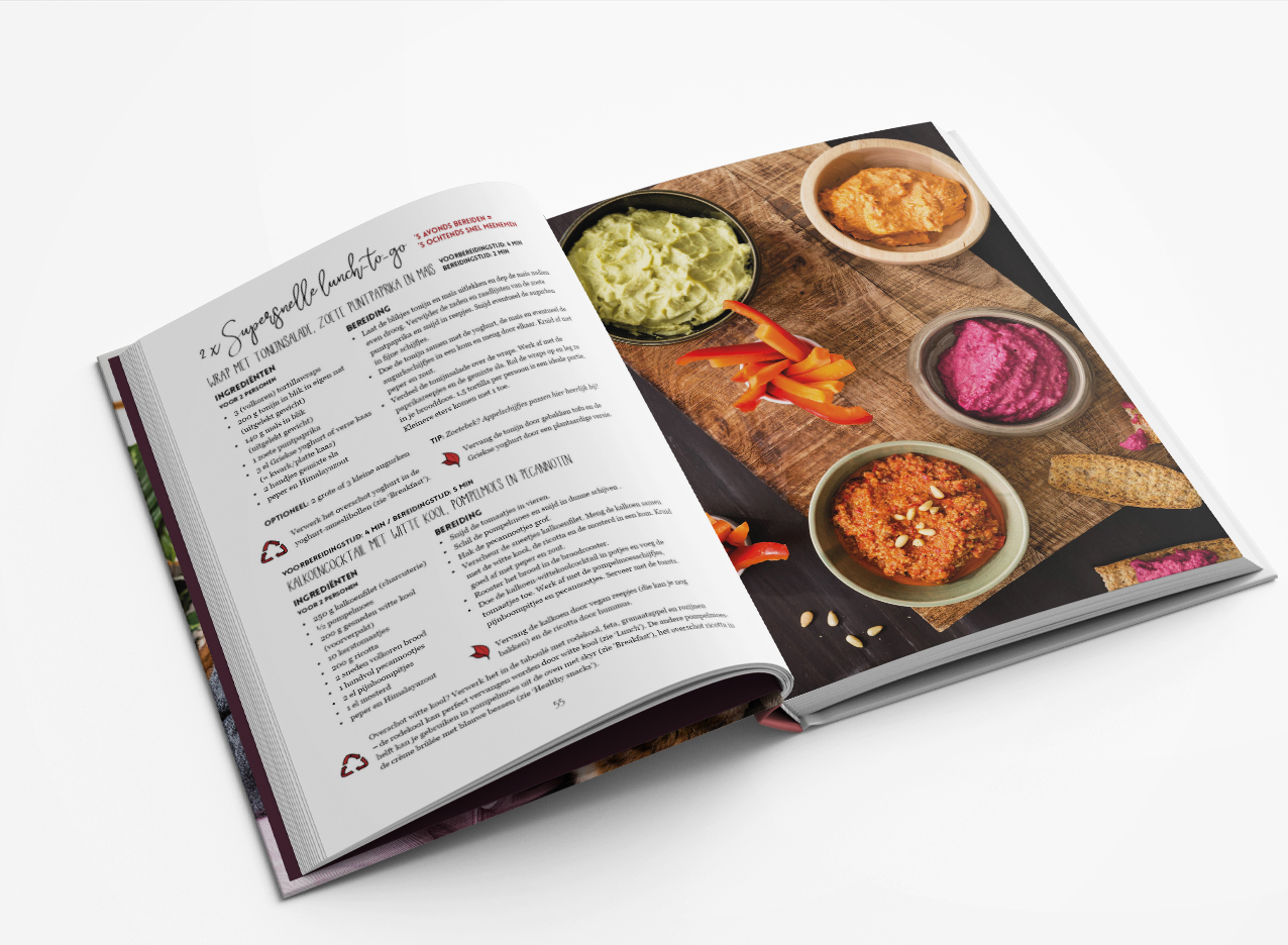 Boekverzorging Be fit, be awesome kook boek Laura Van den Broeck - Vera Post