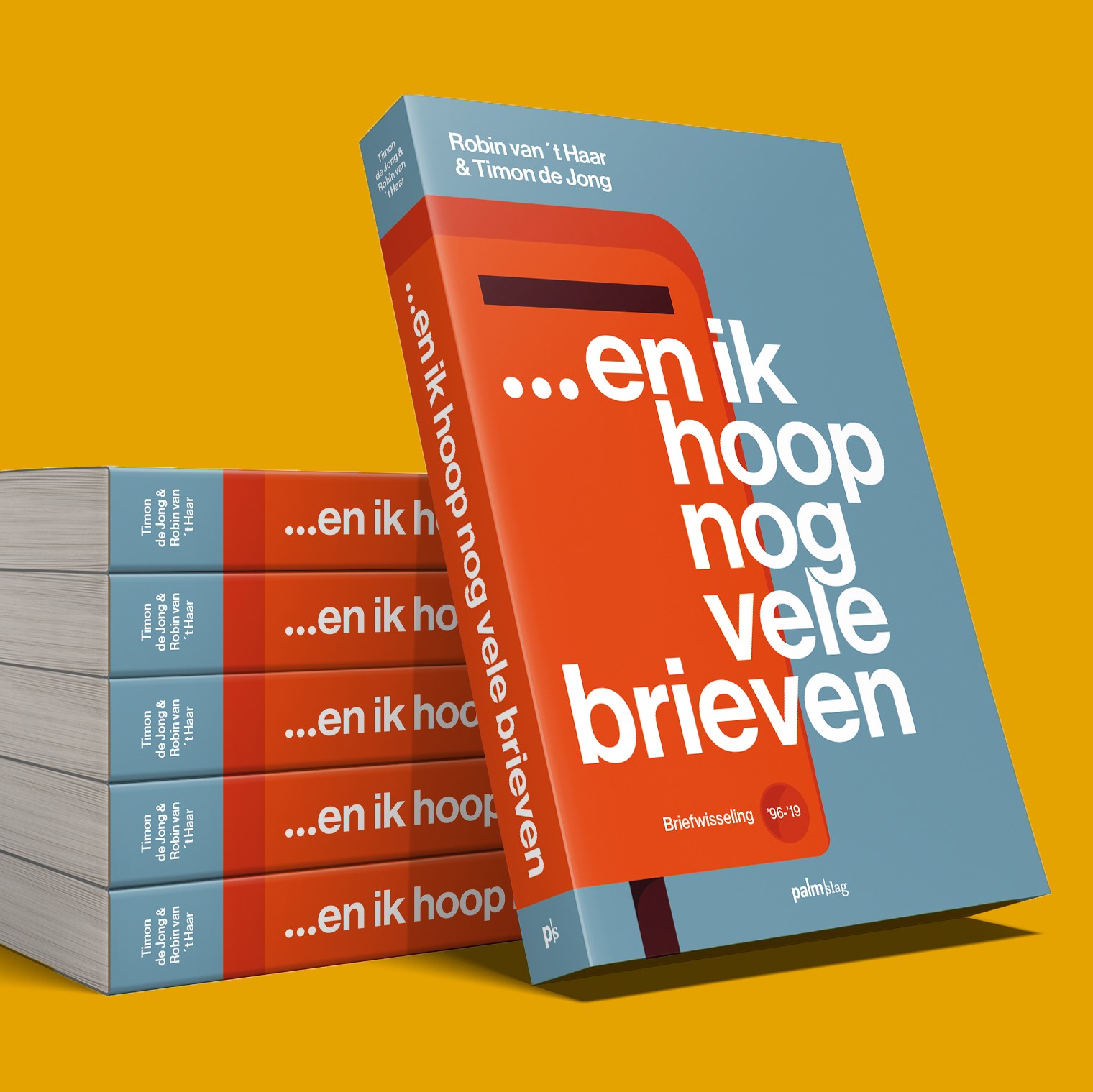 Boekverzorging Omslag 'En ik hoop nog vele brieven' - Timon de Jong - Uitgeverij Palmslag
