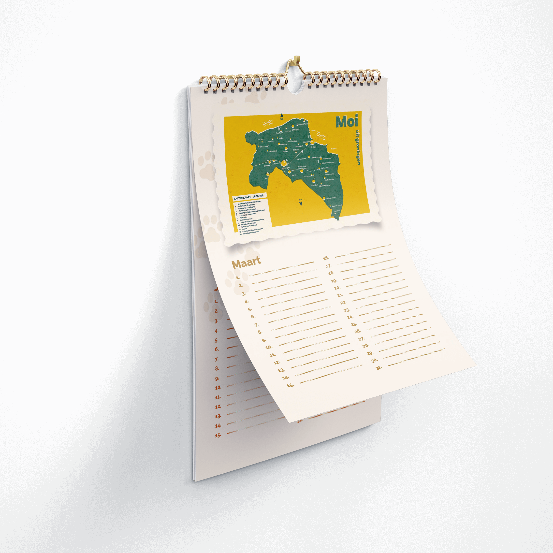 Het Grote Groninger Poezenboek Kalender