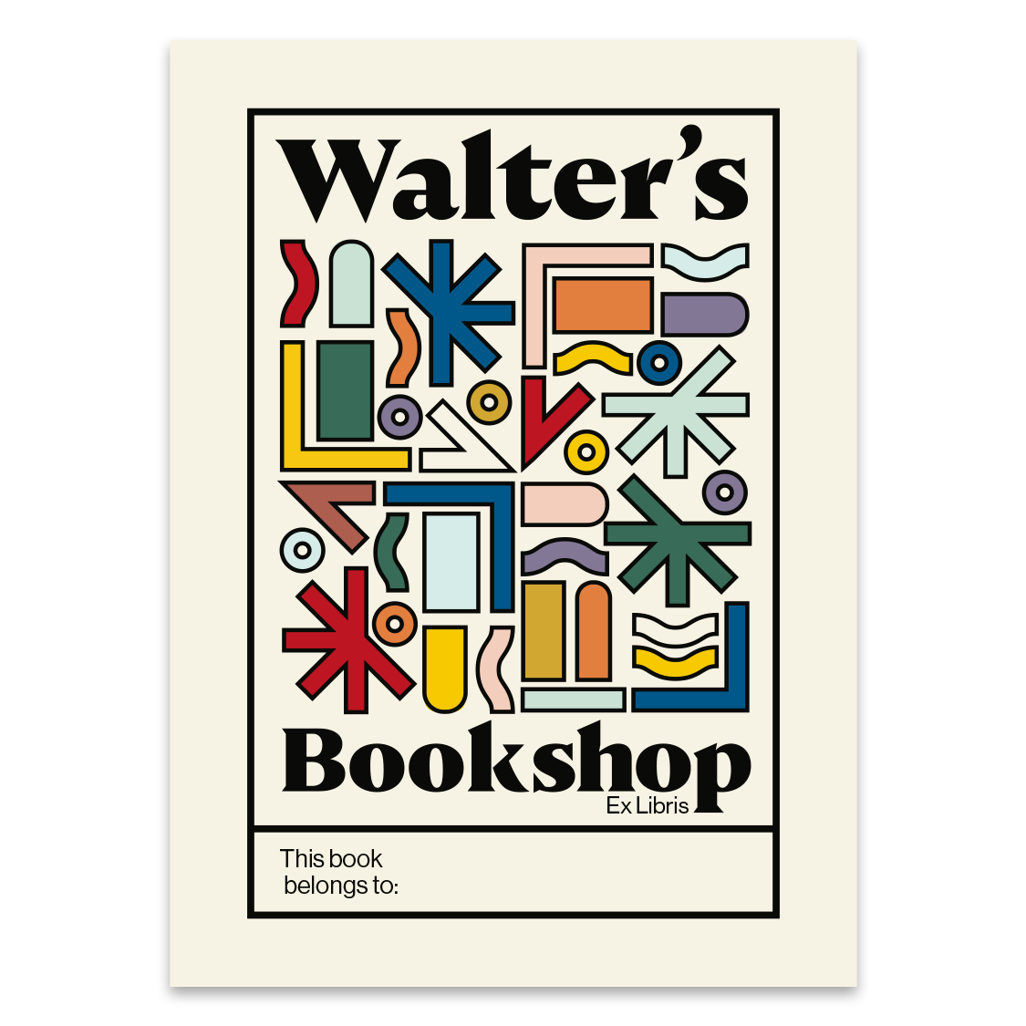 Walter's Bookshop_Groningen_Vera Post_Vormgeving_ExLibris